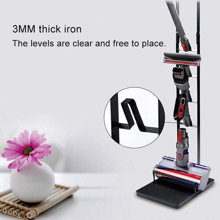 Home Vacuum Cleaner Hanger Storage Rack Free Punching for Dyson V6 V7 V8 V10