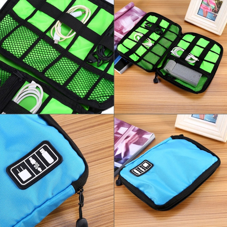 Portable Travel Organizer Storage Collection Bag Case Pouch Digital Gadget Electronic Accessories, Size: 25.7*18.5*1.2cm