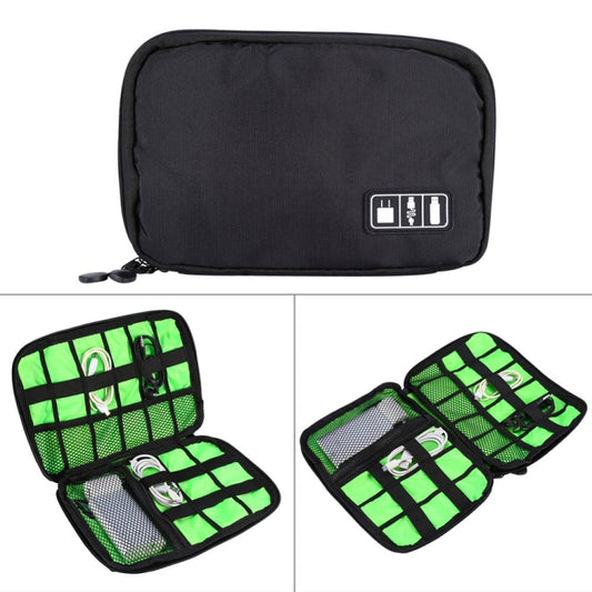 Portable Travel Organizer Storage Collection Bag Case Pouch Digital Gadget Electronic Accessories, Size: 25.7*18.5*1.2cm