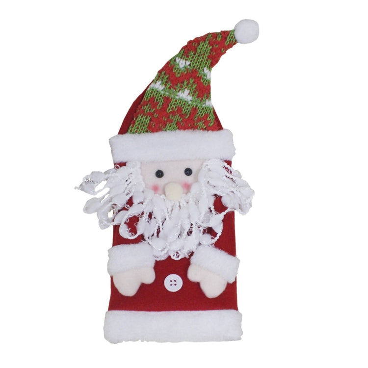 Snowman Pattern Wine Bottle Bag Christmas Decoration