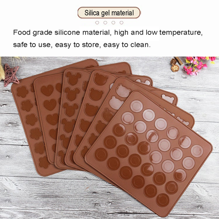 Kitchen Roast Silicone Macaron Oven Baking Pad, Size: 26*29cm