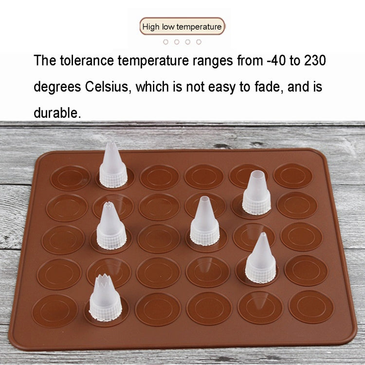 Kitchen Roast Silicone Macaron Oven Baking Pad, Size: 26*29cm