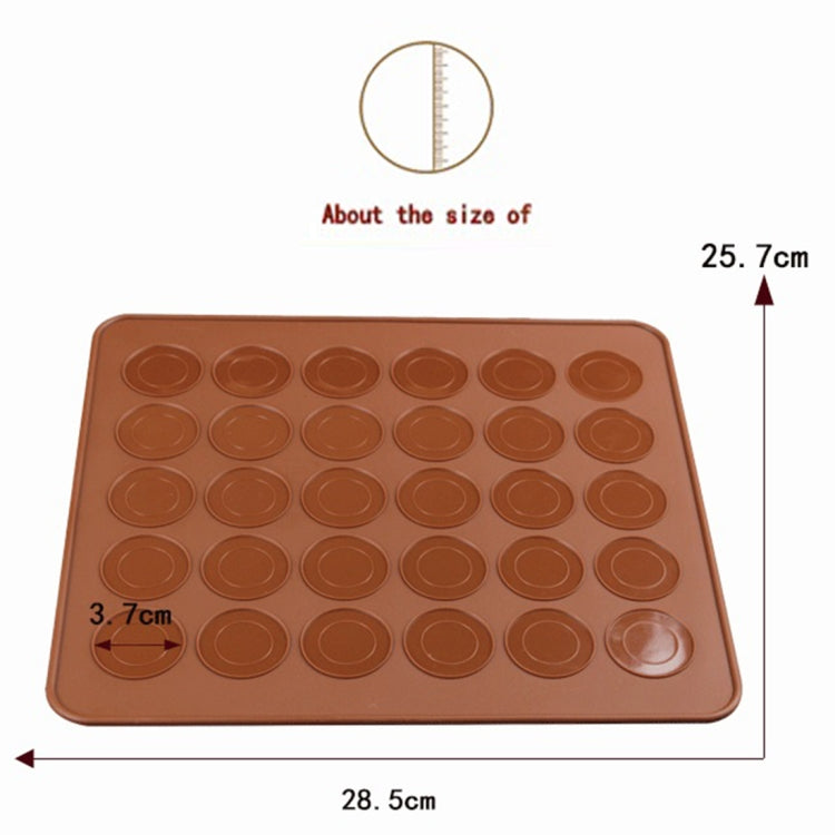 Kitchen Roast Silicone Macaron Oven Baking Pad, Size: 26*29cm