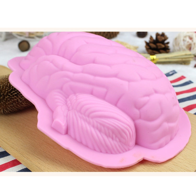 Human Brain Shape Silicone Baking Halloween Cake Mold Pudding Dessert Mold