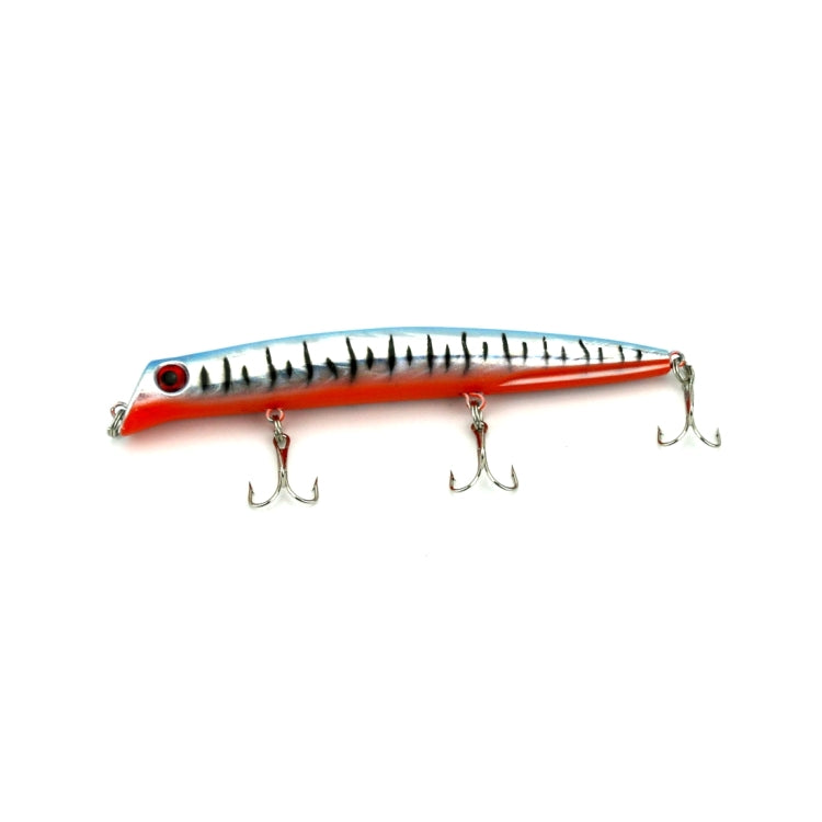 HENGJIA Artificial Fishing Lures Popper Bionic Fishing Bait with Hooks, Length: 12.6 cm, Random Color Delivery