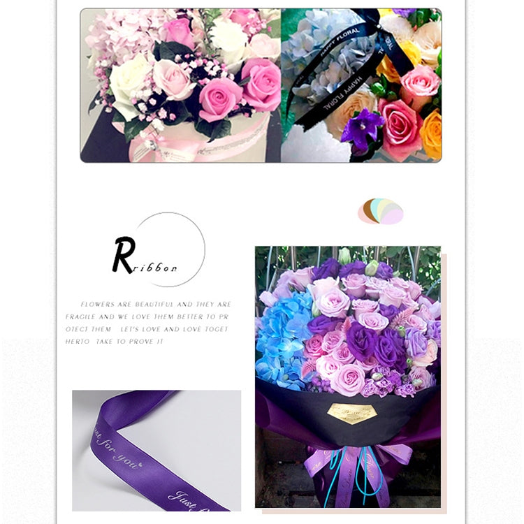 English Letter Packaging Ribbon, Length: 42m