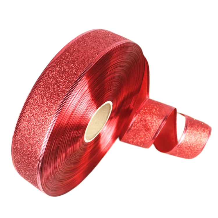 2m Christmas Party Decoration Glitter Powder Christmas Tree Decoration Ribbon