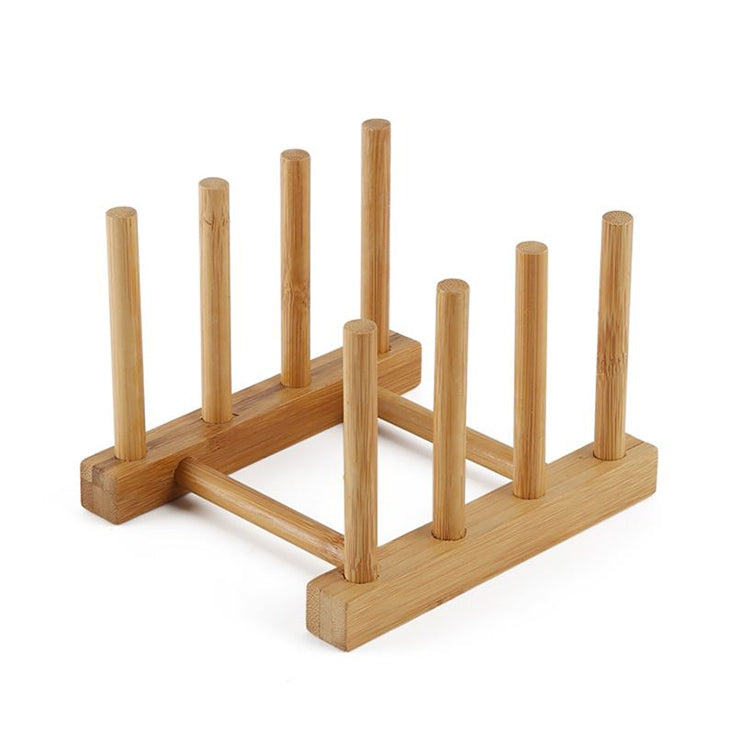Solid Wood Dish Drip Rack Plate Holder, Size: 14x12x10cm