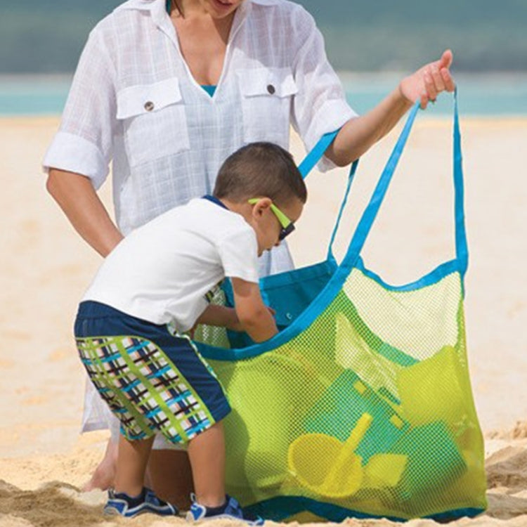 Portable Mesh Children Beach Dredging Tools Toy Quick Storage Bag Handbag