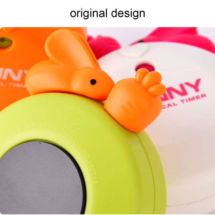 Rabbit 60 Minutes Mechanical Kitchen Cooking Count Down Alarm Timer Home Decorating Gadget, Random Color Delivery