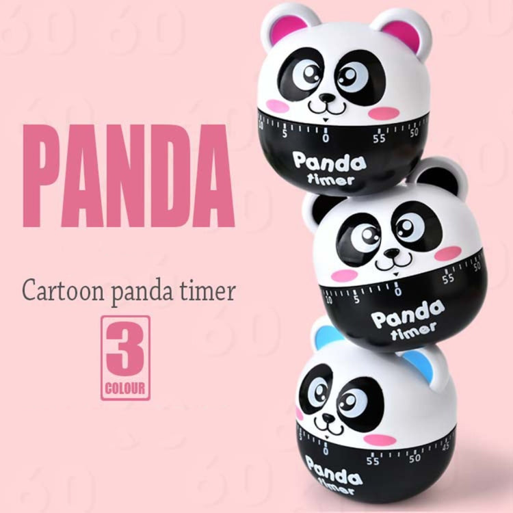 Panda 60 Minutes Mechanical Kitchen Cooking Count Down Alarm Timer Home Decorating Gadget, Random Color Delivery