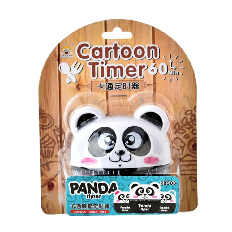 Panda 60 Minutes Mechanical Kitchen Cooking Count Down Alarm Timer Home Decorating Gadget, Random Color Delivery