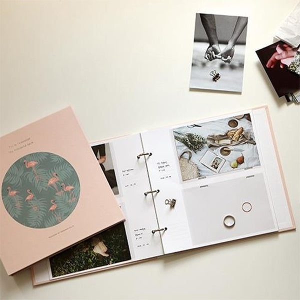 5 inch DIY Creativity Insert Type 3R Flushing Iron Ring Family Photo Album