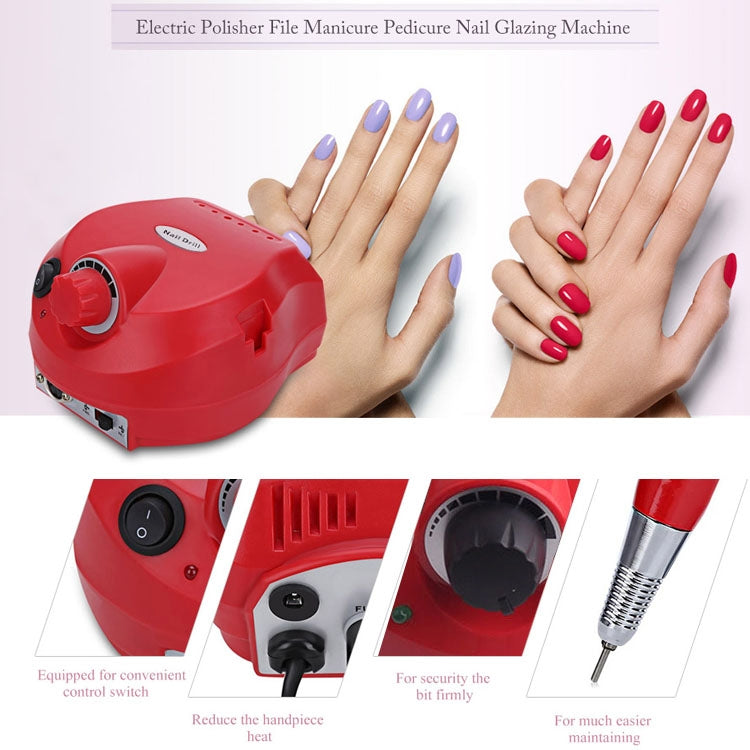 Nail 10W 220V Electric Power Grinding Machine 25000 Turn, EU Plug
