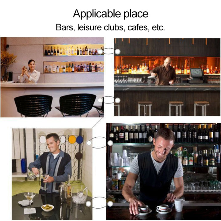 9 in 1 Stainless Steel Cocktail Shaker Tools Set with Wooden Mount, Capacity: 750ml