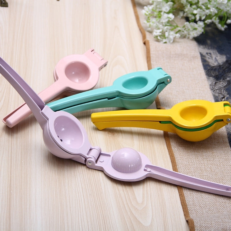 Aluminum Alloy Manual Dual Layers Lemon Juicer, Random Color Delivery