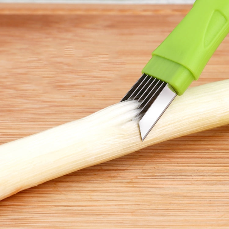Kitchen Tool Manual Stainless Steel Filate Circle Shape Green Onion Slicer