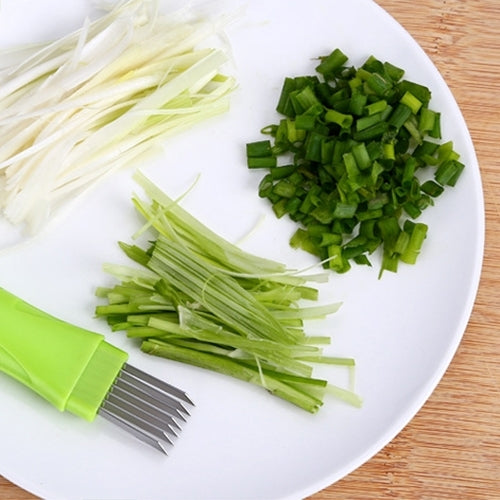 Kitchen Tool Manual Stainless Steel Filate Circle Shape Green Onion Slicer
