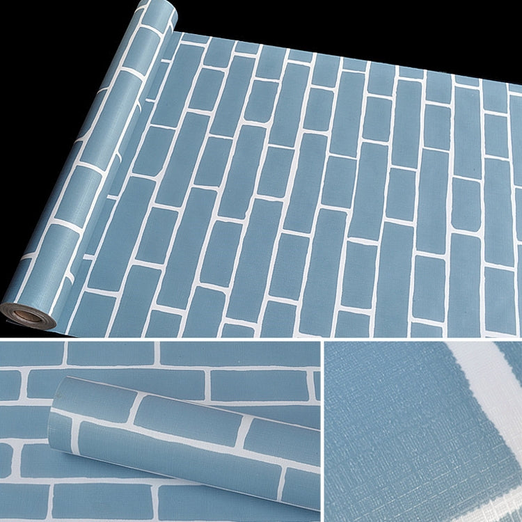 Mediterranean Brick Creative 3D Stone Brick Decoration Wallpaper Stickers Bedroom Living Room Wall Waterproof Wallpaper Roll, Size: 45 x 1000cm