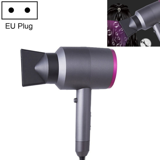 Household High-power Silent  Blow Dryer,Constant Temperature Hot and Cold Negative Ion Hair Drier, EU Plug