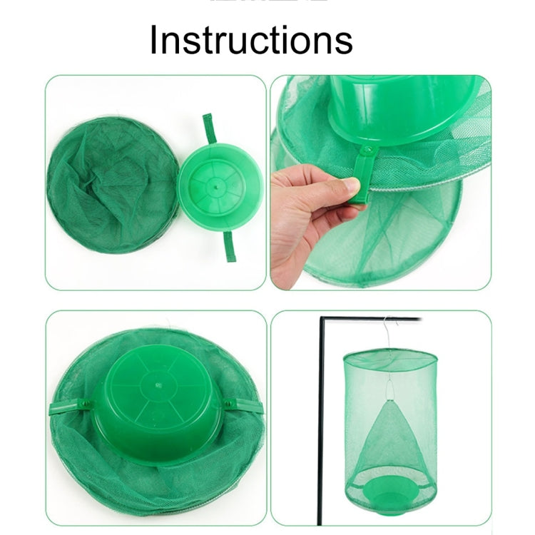 3pcs Folding Hanging Automatic Fly Hunter, Induced Fly Cage