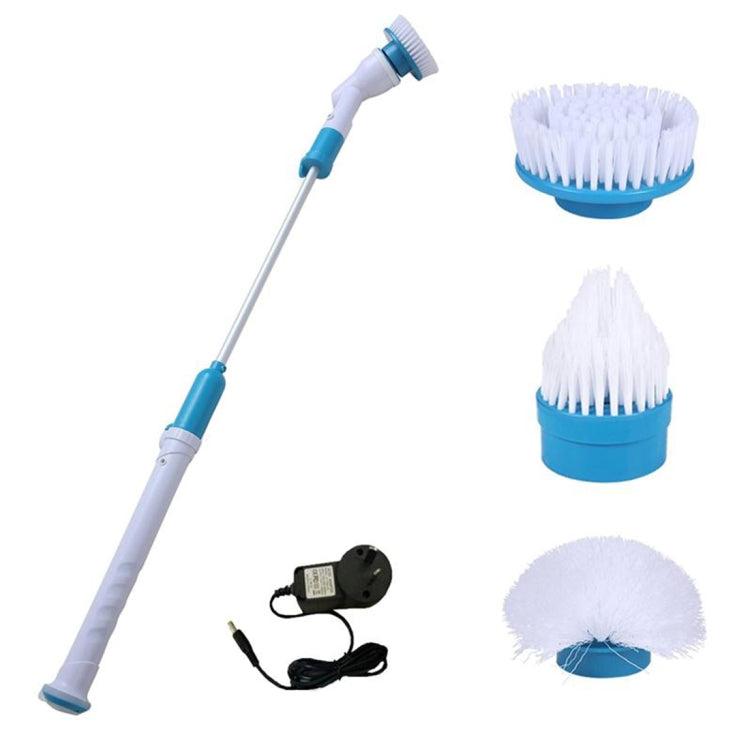 Multi-function Tub and Tile Scrubber Cordless Power Spin Scrubber Power Cleaning Brush Set for Bathroom Floor Wall, AU Plug