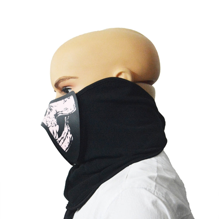 FG-MA-023 Halloween Mask Voice Control LED Cold Light Terror Cosplay Mask