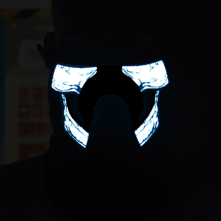FG-MA-023 Halloween Mask Voice Control LED Cold Light Terror Cosplay Mask