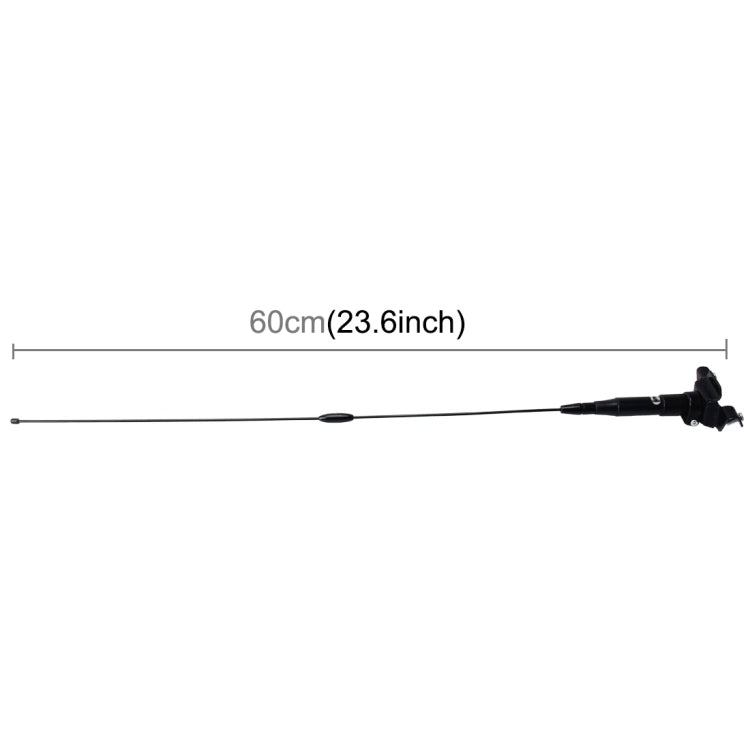 Universal Car Decoration Extensile Aerial Clip Side Car Modified To Remove Static Electricity Aerial, Length: 60cm