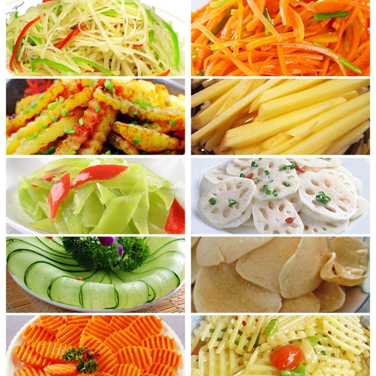 CZ-01 Multifunctional Household Stainless Steel Manual Vegetable Cutting Machine Carrot Potato Grater