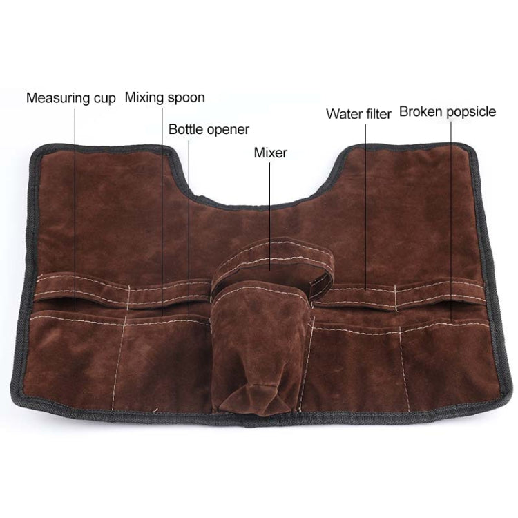 7 in 1 Stainless Steel Wine Cocktail Shaker Tools Set with Cloth Bag, Capacity: 550ml