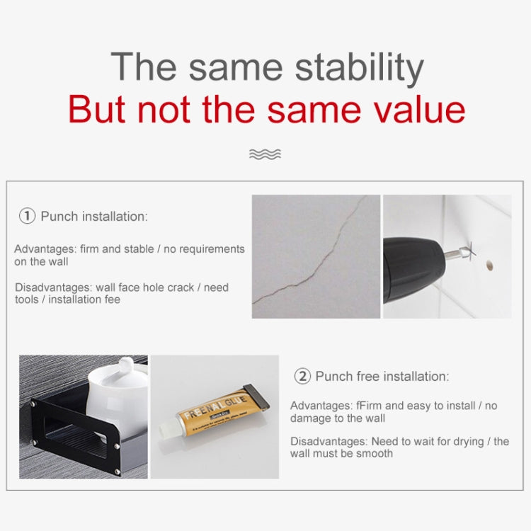 80cm Kitchen Multi-function Wall Hanging Holder Seasoning Storage Rack