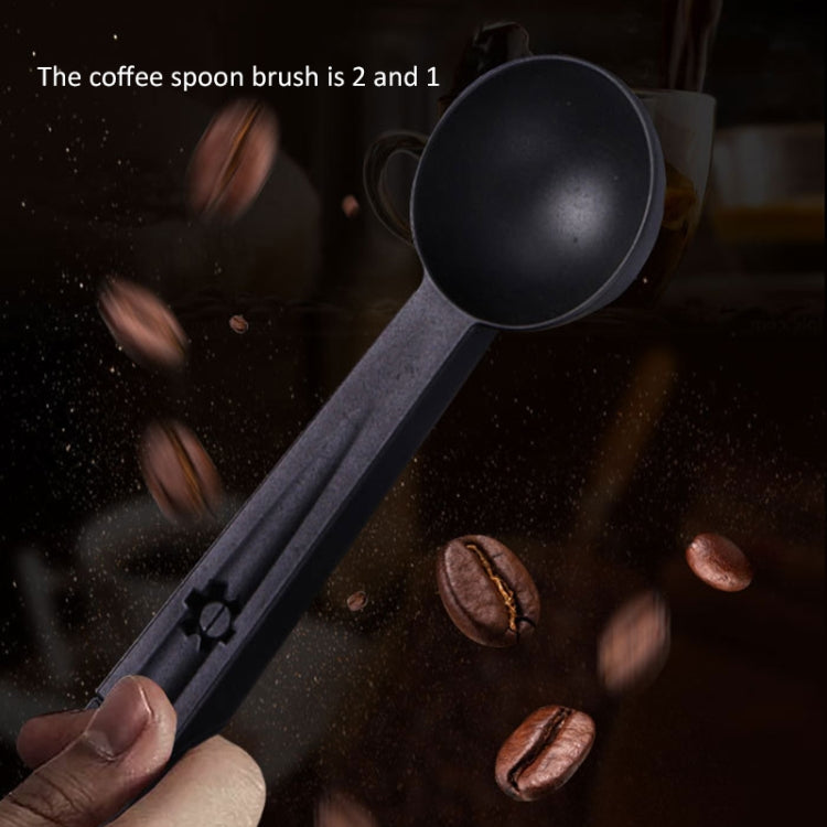 Coffee Machine Cleaning Brush Tool with Measure Scoop Spoon