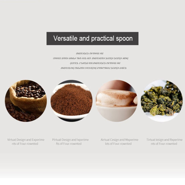 Coffee Machine Cleaning Brush Tool with Measure Scoop Spoon