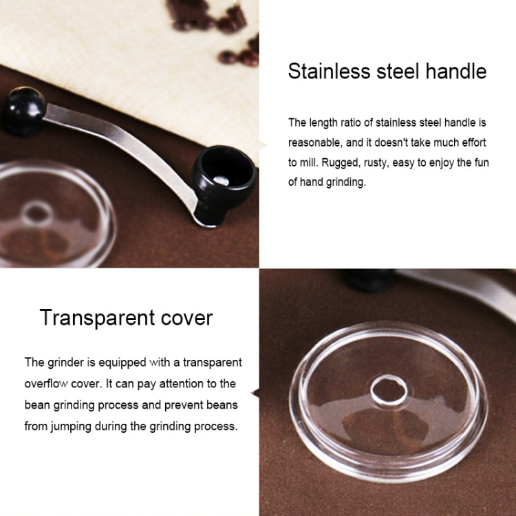 Portable Conical Burr Mill Manual Spice Herbs Hand Grinding Machine Coffee Grinder, Capacity: 20g