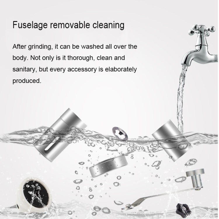 Portable Conical Burr Mill Manual Stainless Steel Bean Pepper Hand Crank Coffee Grinder, Gift Box Package