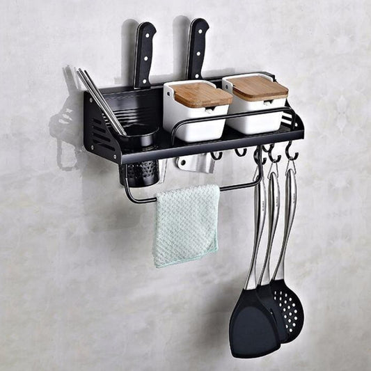 A Version 40cm 1 Cup Kitchen Multi-function Wall-mounted Condiment Storage Rack