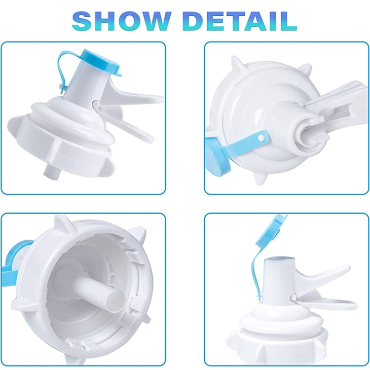 PP Water Bottle Faucet Dispenser Valve for 55mm Crown Top Bottle with Dustproof Cover