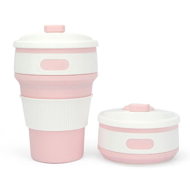 350ml Folding Portable Silicone Coffee Cup Multi-function Travel Cup