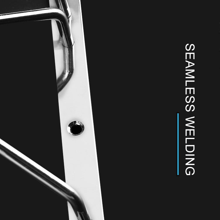 MICLAN Four Rows Stainless Steel Hanging Wine Glass Holder, Size: 34*38*43cm