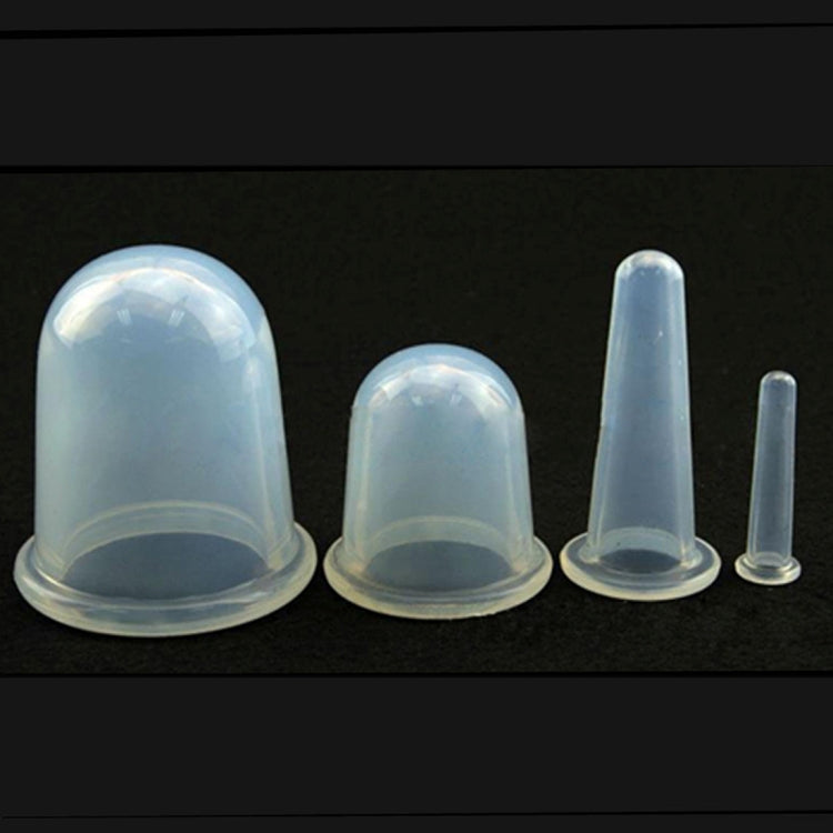 4 in 1 Health Care Body Massage Vacuum Silicone Cupping Cups,Random Color Delivery