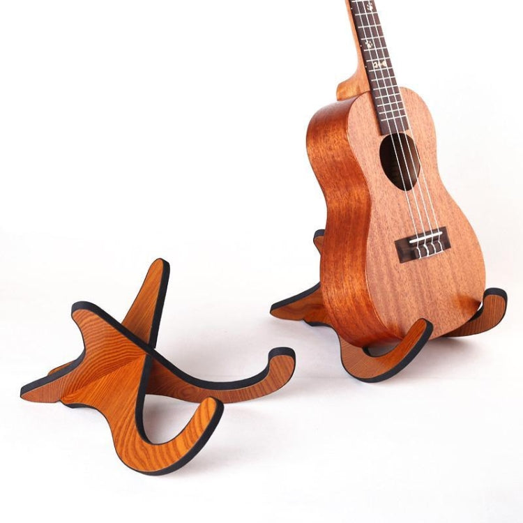 Ukulele Shelf Violin Wooden Zither Folding Vertical Bracket