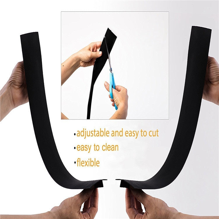 Gas Stove Slit Strip Antifouling Dustproof Waterproof Kitchen Black Sealing Strip, Size: 53.5*5*1cm