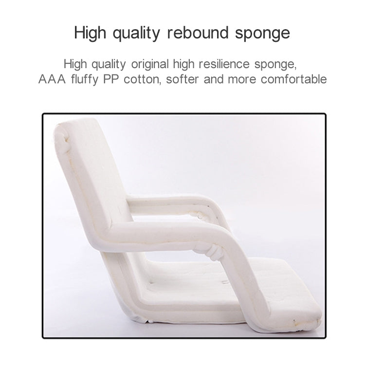 A3 Creative Lazy Sofa with Armrests Foldable Single Backrest Recliner