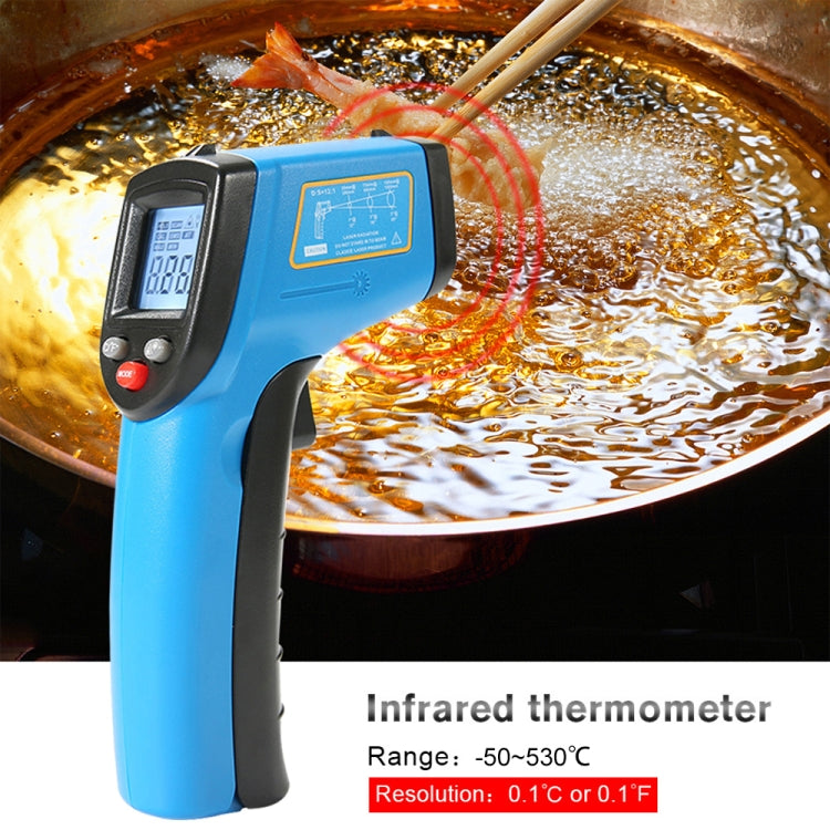 BENETECH GM531 Handheld Thermometer Cooking Digital Infrared Thermometer, Measure Range: -50~530 C
