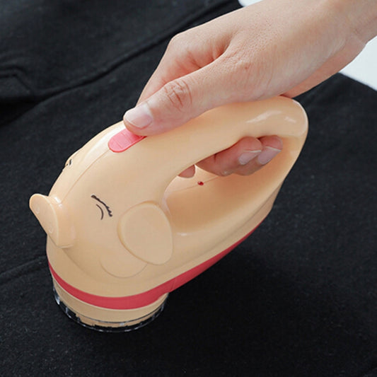 Household Upgrade Pig Shape Fluffy Trimmer Hairballs Clip Clothes Hair Removal Shaving Machine