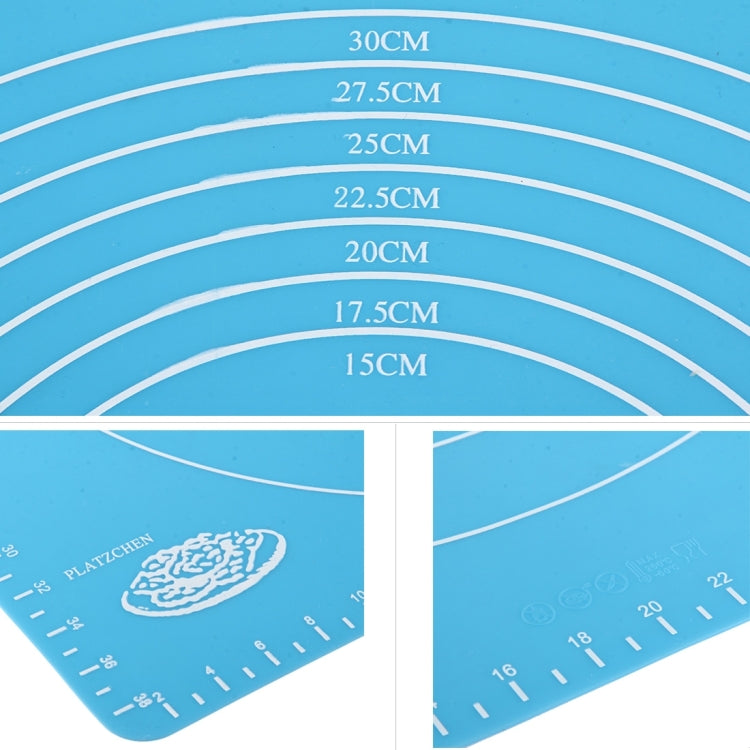 2 PCS Multi-purpose Baking Necessary Silicone Kneading Dough Pad / Flour Pad / Heat Insulation Meal Pad Random Color Delivery