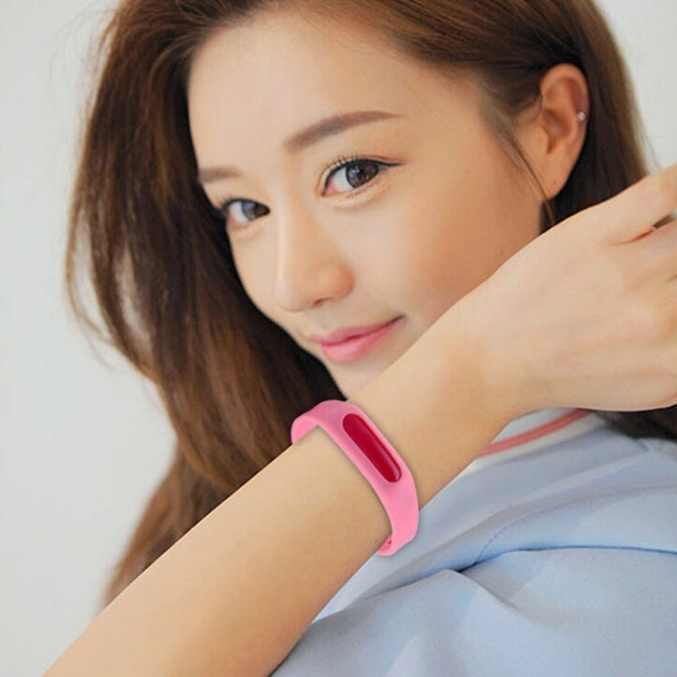 20 PCS Anti-mosquito Silicone Repellent Bracelet Buckle Wristband Bugs Away, Suitable for Children and Adults, Length:23cm, Random Color Delivery