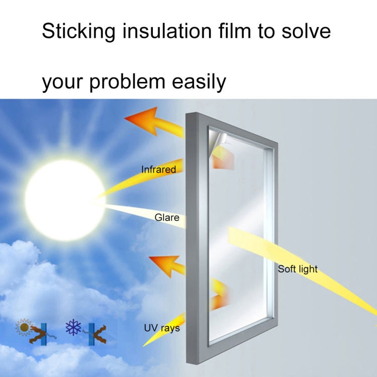 UV Reflective One Way Privacy Decoration Glass Window Film Sticker, Width: 60cm, Length: 1m