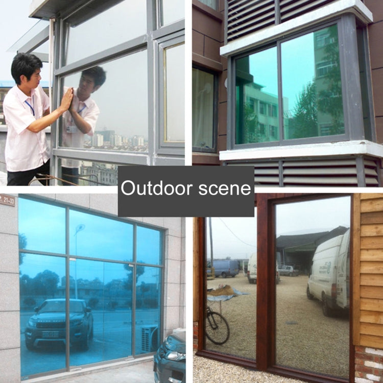 UV Reflective One Way Privacy Decoration Glass Window Film Sticker, Width: 40cm, Length: 1m